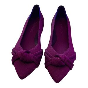 NWOB Rothy's Purple Thistle The Knot Point II Knotted Shoes Flats Size 7